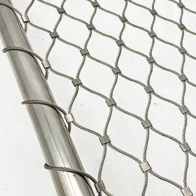 Stainless steel Decorative Plants Climbing Support Wire Rope Mesh