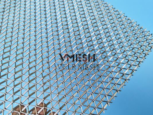 Stainless Steel Customized Wire Mesh Plain Woven Metal Decorative Mesh