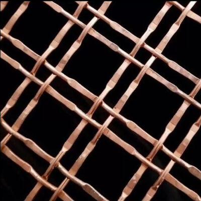 Malla de alambre tejida del panel decorativo de la fachada del metal del revestimiento del acero inoxidable