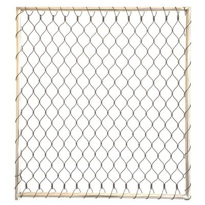 Malla de cable de acero inoxidable SS316 tejida flexible para protección de balcones y pajareras