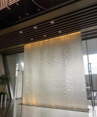 Cortina de eslabones de acero inoxidable 304 ecológica para cortinas de lluvia al aire libre y fuentes de agua