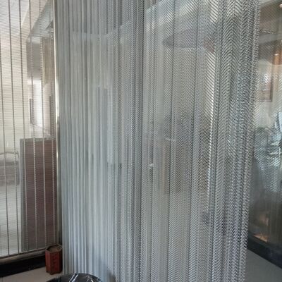 Cortina de eslabones de acero inoxidable 304 ecológica para cortinas de lluvia al aire libre y fuentes de agua