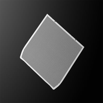 Disco de filtro de malla de acero inoxidable con grabado de agujeros de malla uniformes para cubierta de rejilla de altavoz