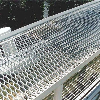 Acero de carbono 4 mm agujero hexagonal extensión de malla de metal de trabajo pesado