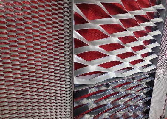 Malla metálica expandida galvanizada para protección de equipos mecánicos
