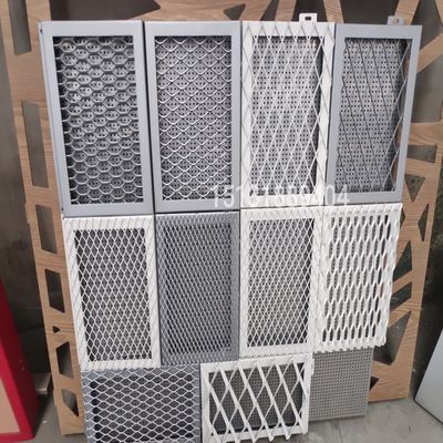 Malla metálica expandida galvanizada para protección de equipos mecánicos