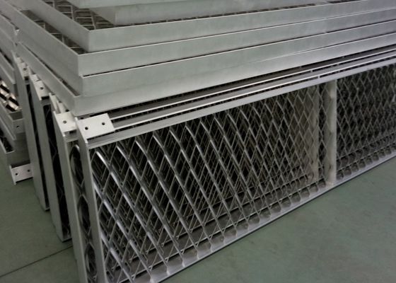 Malla de metal expandido de aluminio para decoración arquitectónica 1x2m