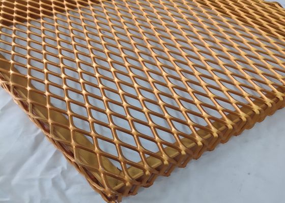 Malla de metal expandido de aluminio para decoración arquitectónica 1x2m