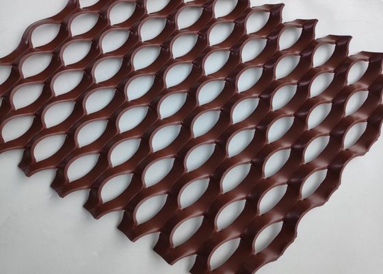 Malla de metal expandido de aluminio para decoración arquitectónica 1x2m