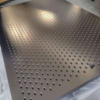Hoja de metal perforada de aluminio SS304 4x8 con agujero redondo Decorativo