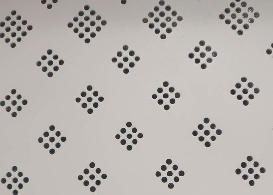 fachadas decorativas de malla de metal perforada de aluminio diseño de agujero personalizado