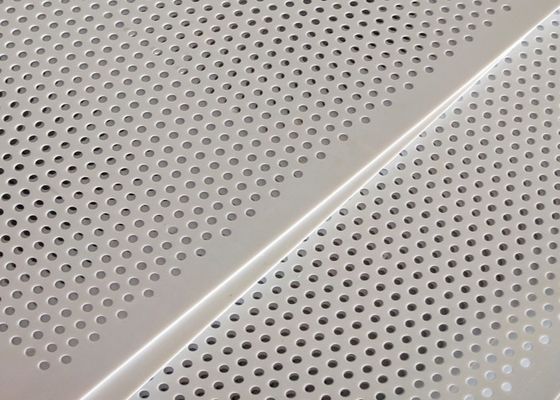 Industria alimentaria perforada plástica blanca del PVC Mesh Panel Thin Sheet For