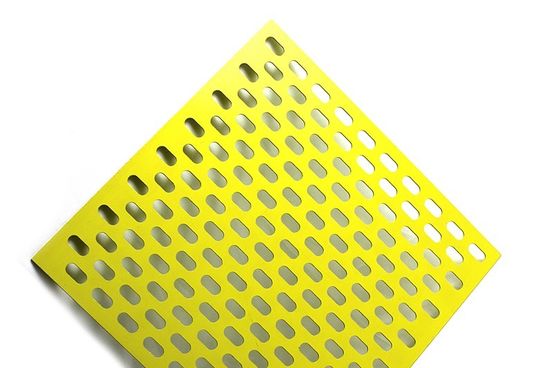 Lámina de aluminio perforada hexagonal personalizada para filtración