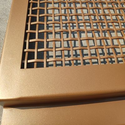malla arquitectónica de acero inoxidable personalizada para fachada y techo