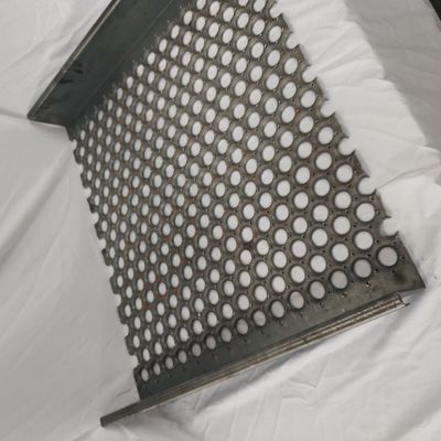 Acero al carbono Perf O Planchas de agarre 3 mm Rejilla de seguridad perforada
