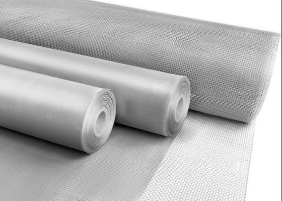 Malla de alambre de acero inoxidable 100-300 micras 304 316 para filtración