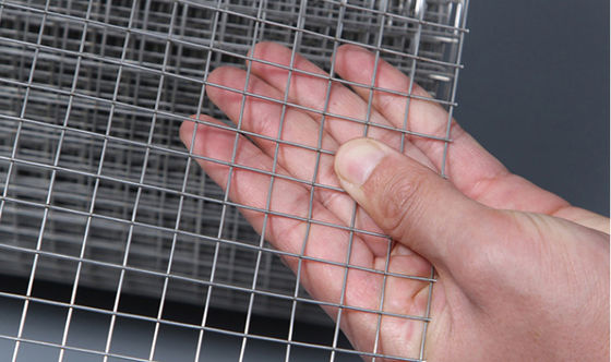 Paneles de malla de alambre soldado galvanizado de 25x25mm para cercas decorativas