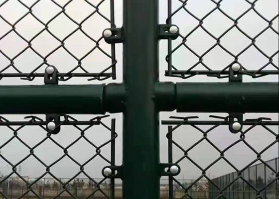 6 pies de PVC galvanizado recubierto de cercas de enlace de cadena ASTM E2016 ISO9001