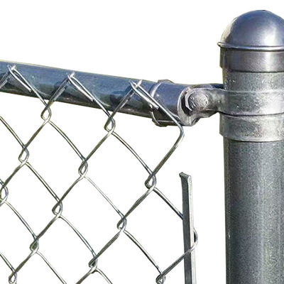 Valla de eslabones galvanizada de 4.8 mm, rollo de 50 m, malla de rombos