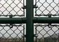 25*25m m temporales 50*50m m Mesh Galvanized Chain Link Fence para los deportes archivaron