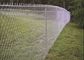 El PVC de la cerca de la alambrada del indicador de la pista de tenis 10 cubrió ISO1461 temporal