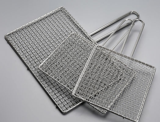 Malla de alambre ondulado para barbacoa de acero inoxidable 304 316 430, grado alimenticio