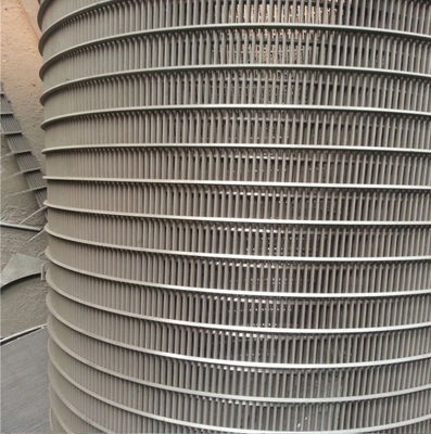 Fábrica V Filtro agujero 304 de acero inoxidable Cuña en forma de pantalla curva