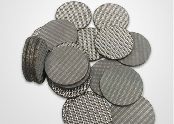 Filtro de acero inoxidable sinterizado de 1 micra 304 316L, poro de 0.5-200um