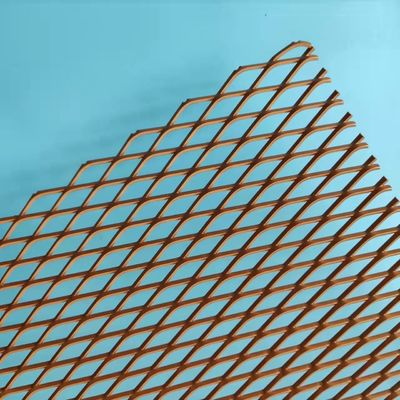 Redes metálicas anodizadas de aluminio expandido para techos suspendidos