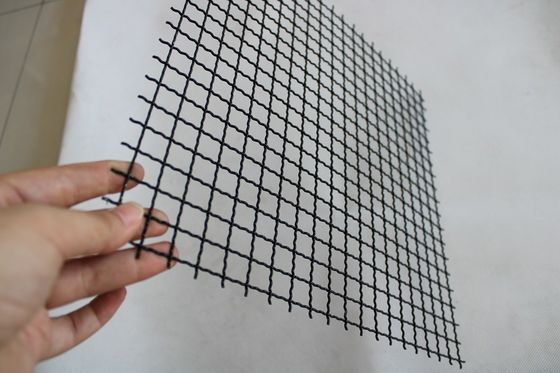 316l metal arquitectónico de acero inoxidable Mesh Woven Locked Crimped Wire