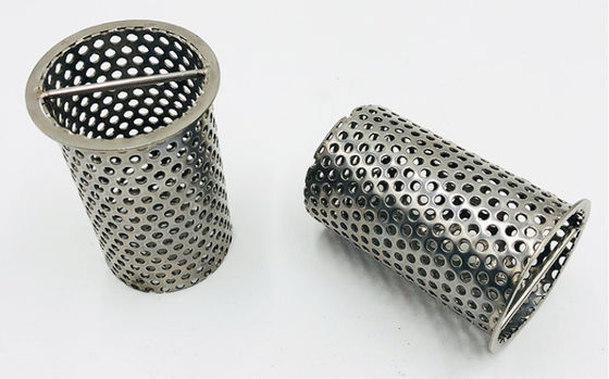 Tubo de filtro perforado de acero inoxidable 304 316L para filtración industrial