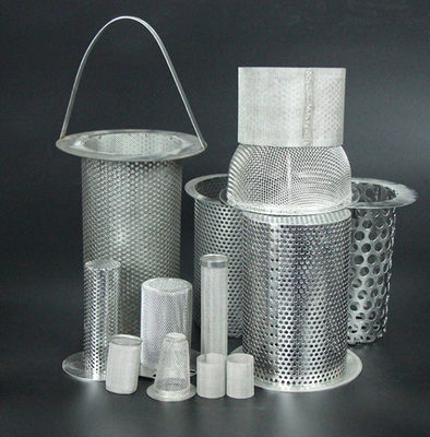 Tubo de filtro perforado de acero inoxidable 304 316L para filtración industrial