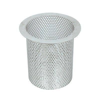 Tubo de filtro perforado de acero inoxidable 304 316L para filtración industrial