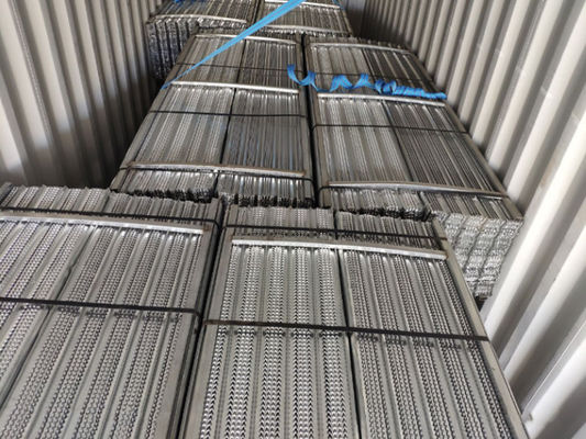 Malla metálica galvanizada de alto relieve para encofrado de estuco 0.45m x 2m