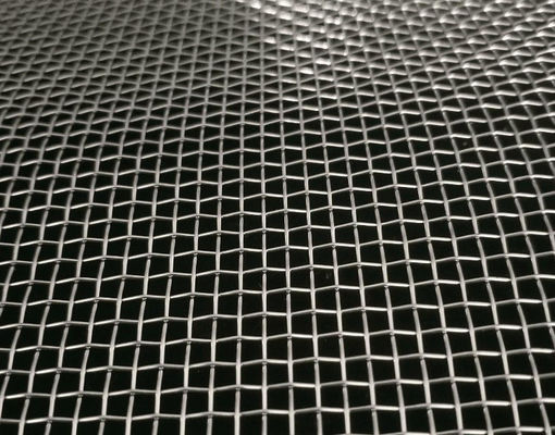Malla de alambre tejido crimpado de 5 mm para criba vibratoria con ganchos
