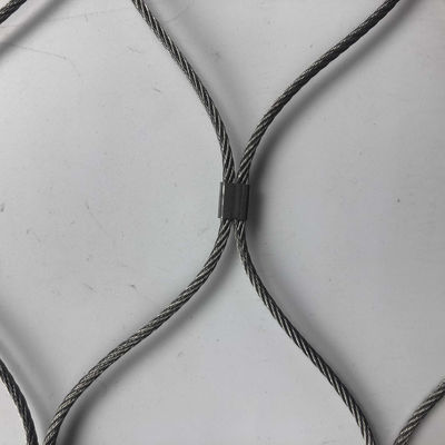Malla de alambre inoxidable fuerte flexible 1x7 de la cuerda de acero Ferruled