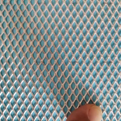 Alta seguridad de malla de aluminio de hoja de metal de 2 mm micro rollos de agujero pequeño
