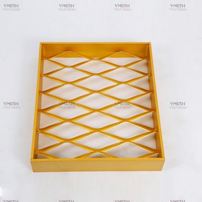 Diamond Expanded Metal Mesh Sheet estándar arquitectónico 0.2mm-4m m