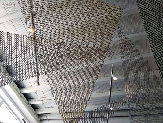 El techo de aluminio suspendido arquitectónico amplió negro de los paneles del metal