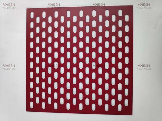 Paneles de revestimiento perforados sólidos de aluminio decorativos de la pared del metal de PVDF