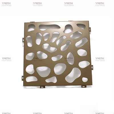 El metal perforado arquitectónico de la pared exterior artesona el revestimiento de aluminio de la fachada