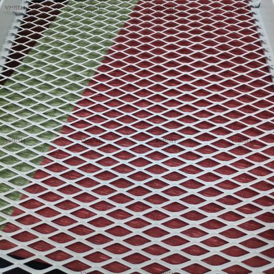 Panel de techo de malla metálica expandido galvanizado de 1,2*2,4 m para diseño de interiores