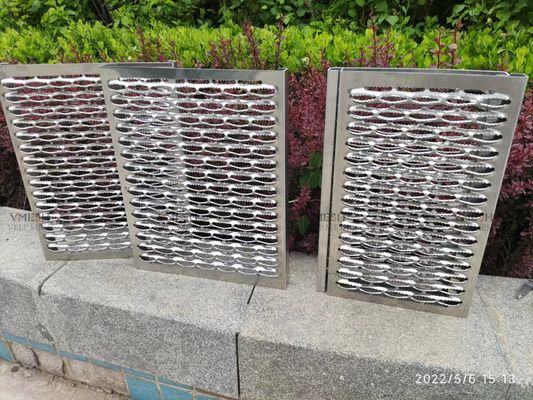 Metal de aluminio 3003 el rallar del puntal de Diamond Hole Floor Grating Grip