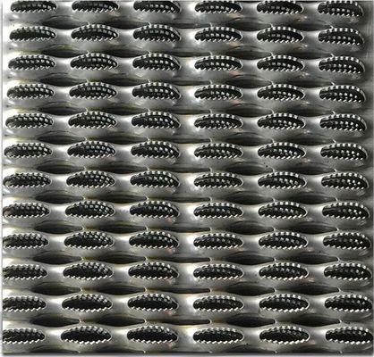Prueba de corrosión anti de las pisadas de escalera de Diamond Walkway Steel Safety Grating del resbalón 5