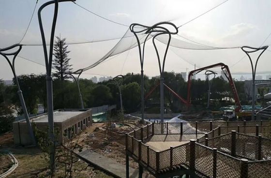 Rejas de alambre de cuerda de acero inoxidable 304/316 para recintos zoológicos