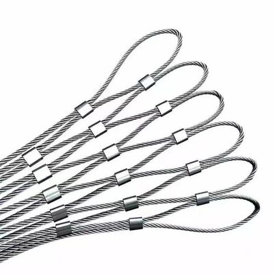 SS 304 316 Cuerdas de alambre de acero inoxidable para balaustradas de zoológicos