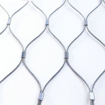 El animal del parque zoológico enjaula la cuerda de alambre de acero inoxidable protectora Mesh Anti Corrosion