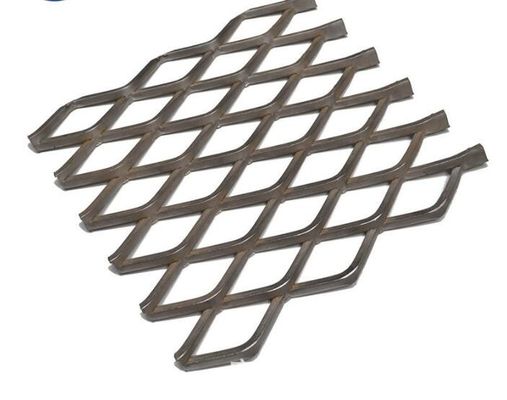Panel de malla expandida de 4 mm de fachada de revestimiento decorativo de aluminio