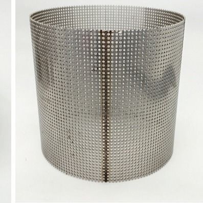 Tubo filtrante perforado de acero inoxidable de aluminio del metal para el pozo de agua