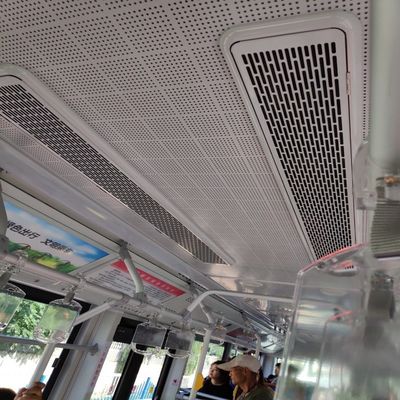 Acero inoxidable blanco 14awg panel de metal perforado con ranuras